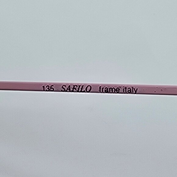 Safilo UFO2113 229 Barbie Pink Semi-Rimless Eyeglasses Frame w/ Case Italy 57mm - Picture 10 of 16